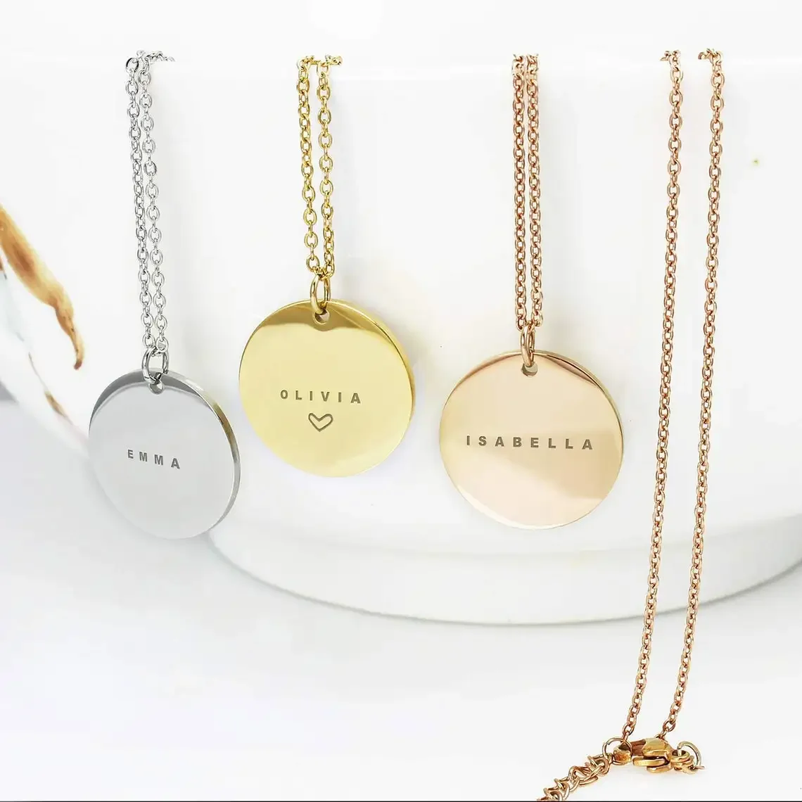 Custom Engraved Names Date Sta - Birth Flower Necklace review and price
